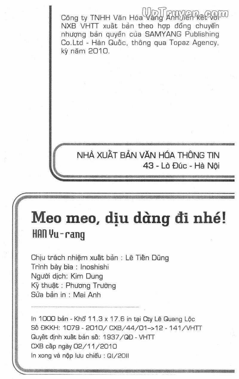 Meo Meo Dịu Dàng Đi Nhé Chapter 6 trang 1