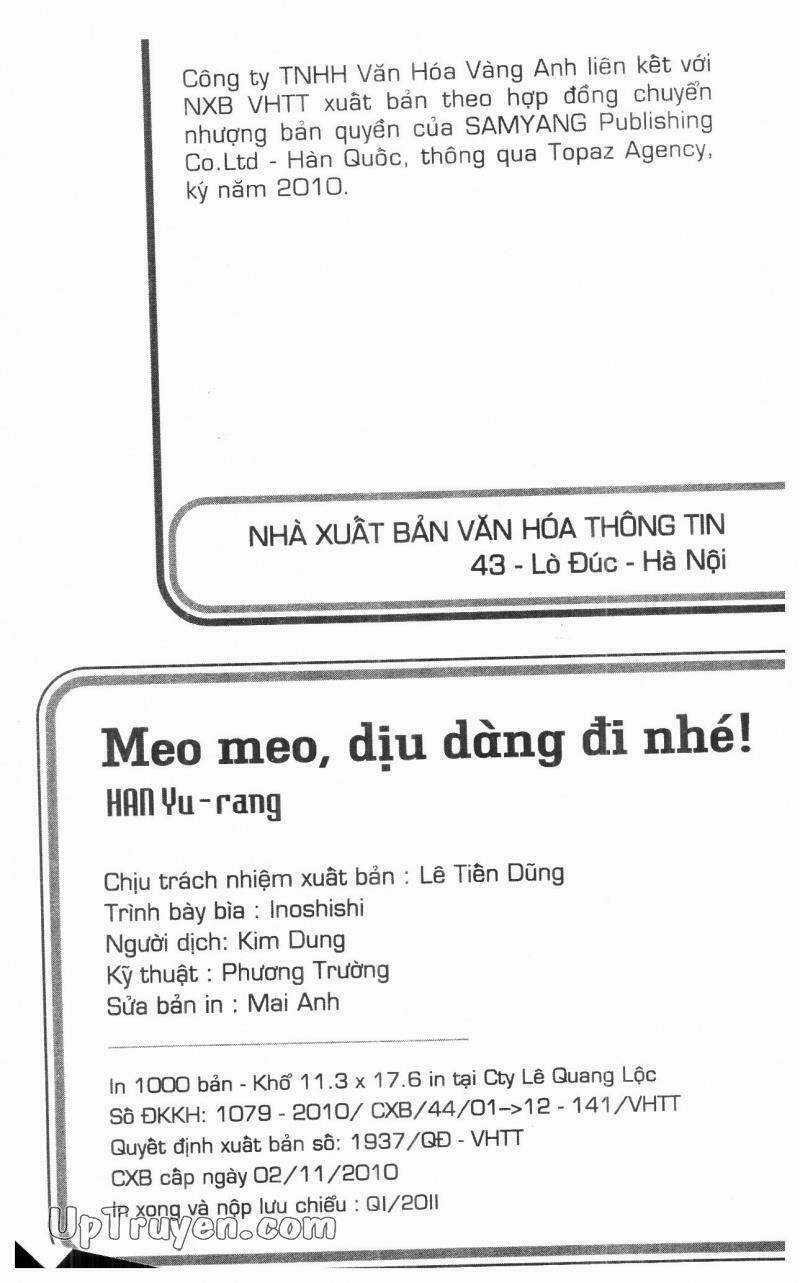 Meo Meo Dịu Dàng Đi Nhé Chapter 7 trang 1