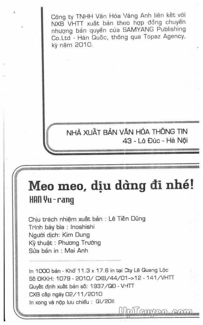 Meo Meo Dịu Dàng Đi Nhé Chapter 8 trang 1