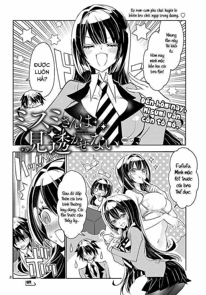 Misumi-San Không Thể Nhìn Thấu! Chapter 3 trang 1