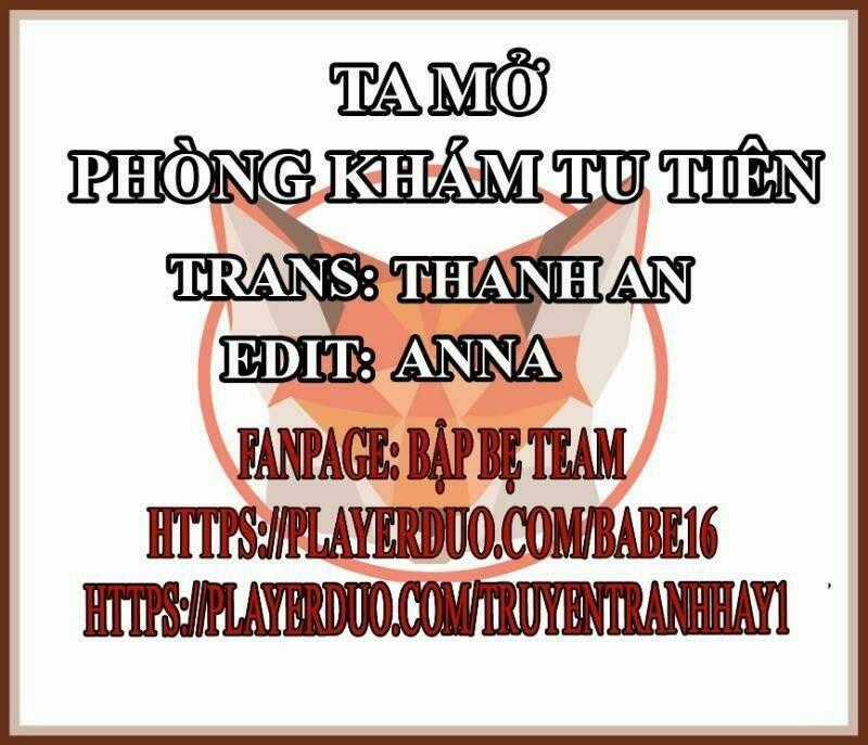 Mở Phòng Khám Tu Tiên Chapter 6 trang 0