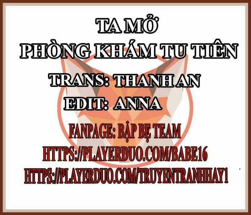 Mở Phòng Khám Tu Tiên Chapter 9 trang 0