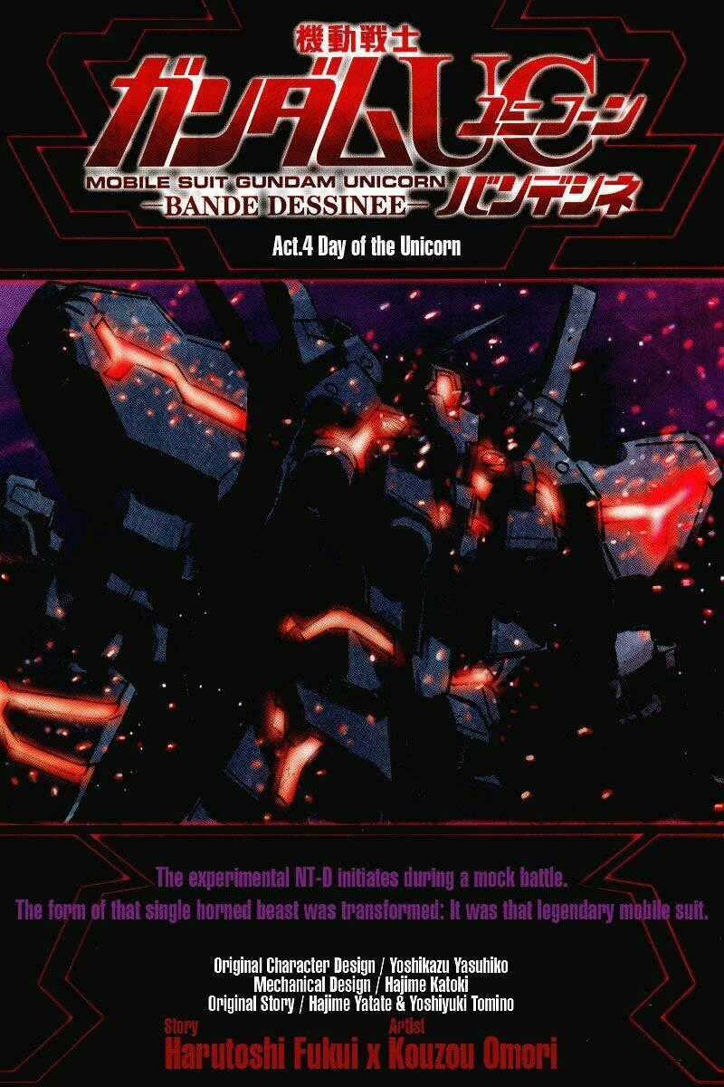 Mobile Suit Gundam Unicorn: BANDE DESSINEE Chapter 4 trang 1