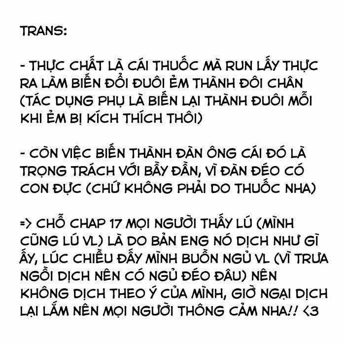 Momoiro Ningyo - Tiên Cá Tóc Hồng Chapter 18 trang 0