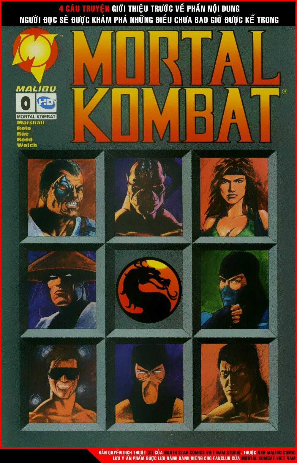 Mortal Kombat Malibu Comic Chapter 0 trang 0