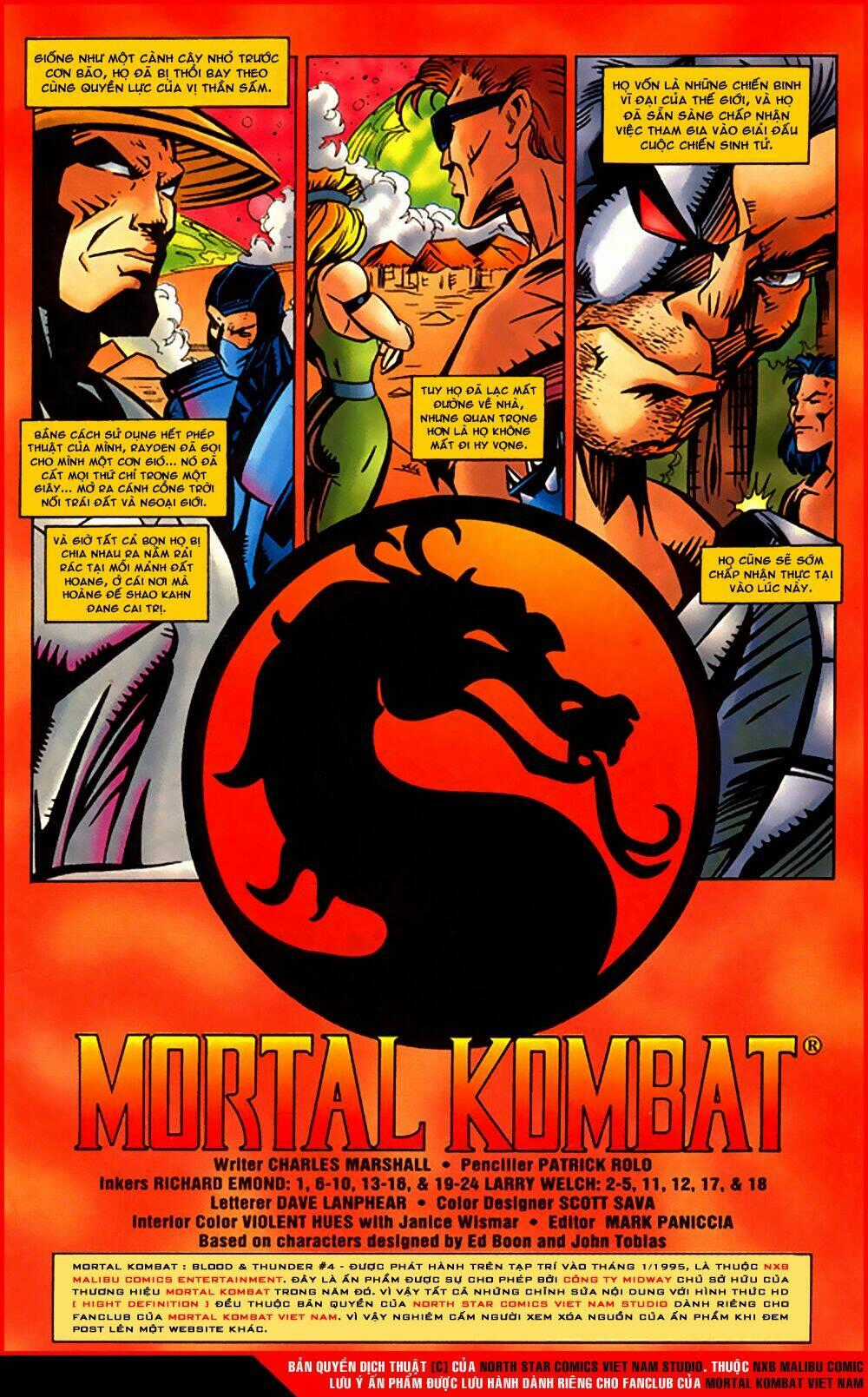 Mortal Kombat Malibu Comic Chapter 4 trang 1