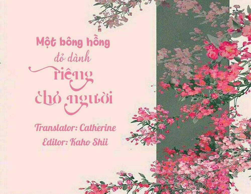 Một Bông Hồng Đỏ Dành Riêng Cho Người Chapter 1 trang 1