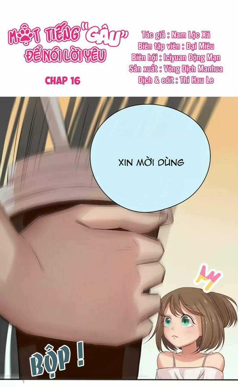 Một Tiếng "Gâu" Để Nói Lời Yêu! Chapter 16 trang 0