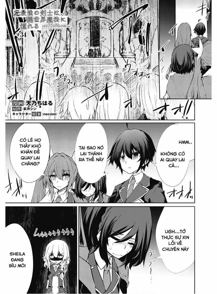 Moto Saikyou No Kenshi Wa, Isekai Mahou Ni Akogareru Chapter 35 trang 1