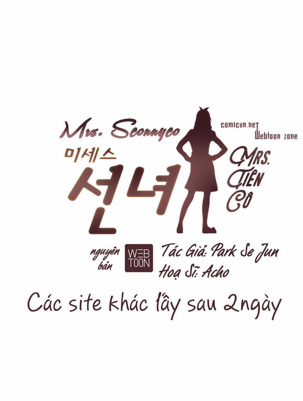 Mrs. Seonnyeo Chapter 10 trang 1