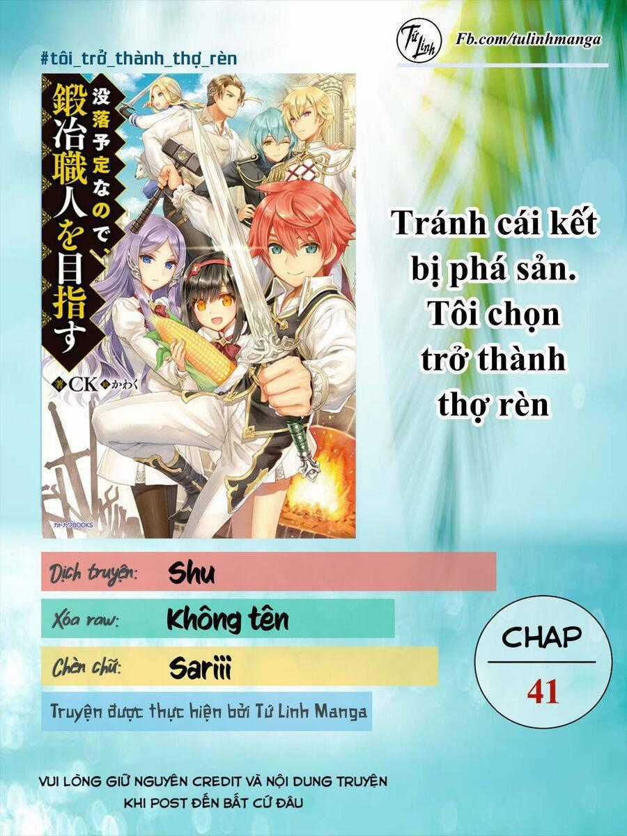 Mục Đích Trở Thành Thợ Rèn Khải Huyền Ở Thế Giới Khác Chapter 41.3 trang 1