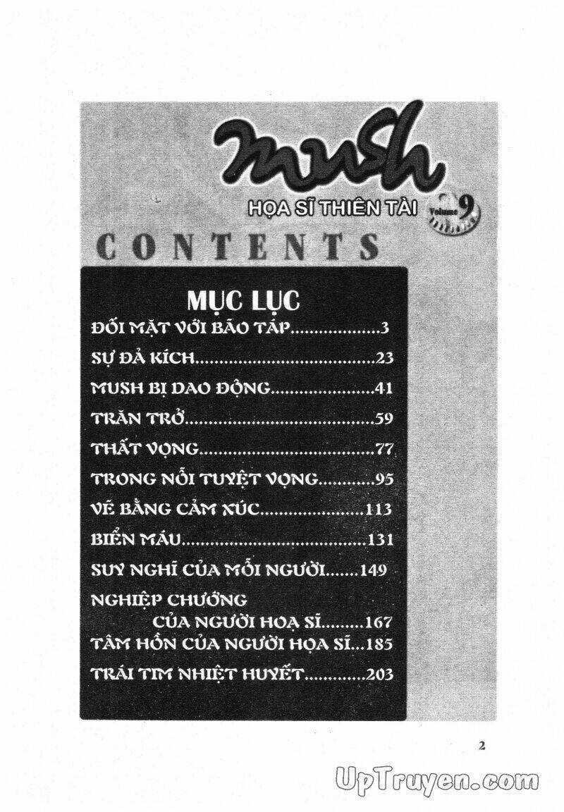 Mush (Họa Sĩ Thiên Tài) Chapter 9 trang 1