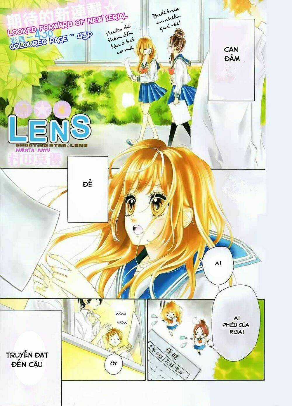 Nagareboshi Lens Chapter 5 trang 1