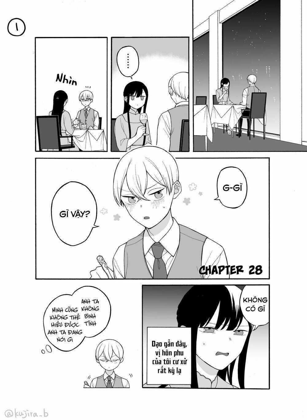 Naka No Warui Iinazuke No Hanashi Chapter 28 trang 1