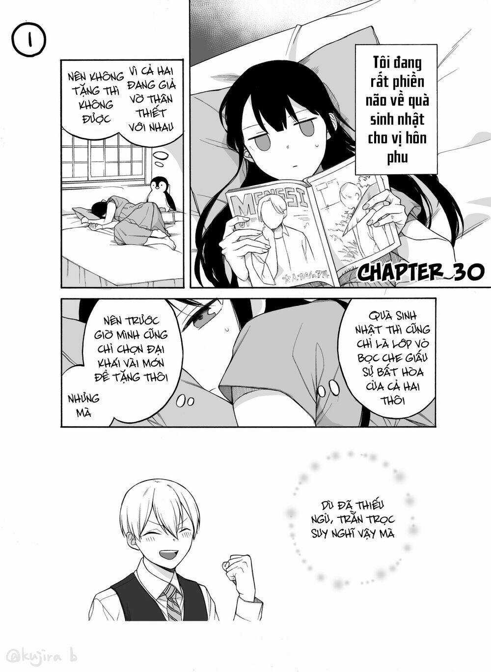 Naka No Warui Iinazuke No Hanashi Chapter 30 trang 1