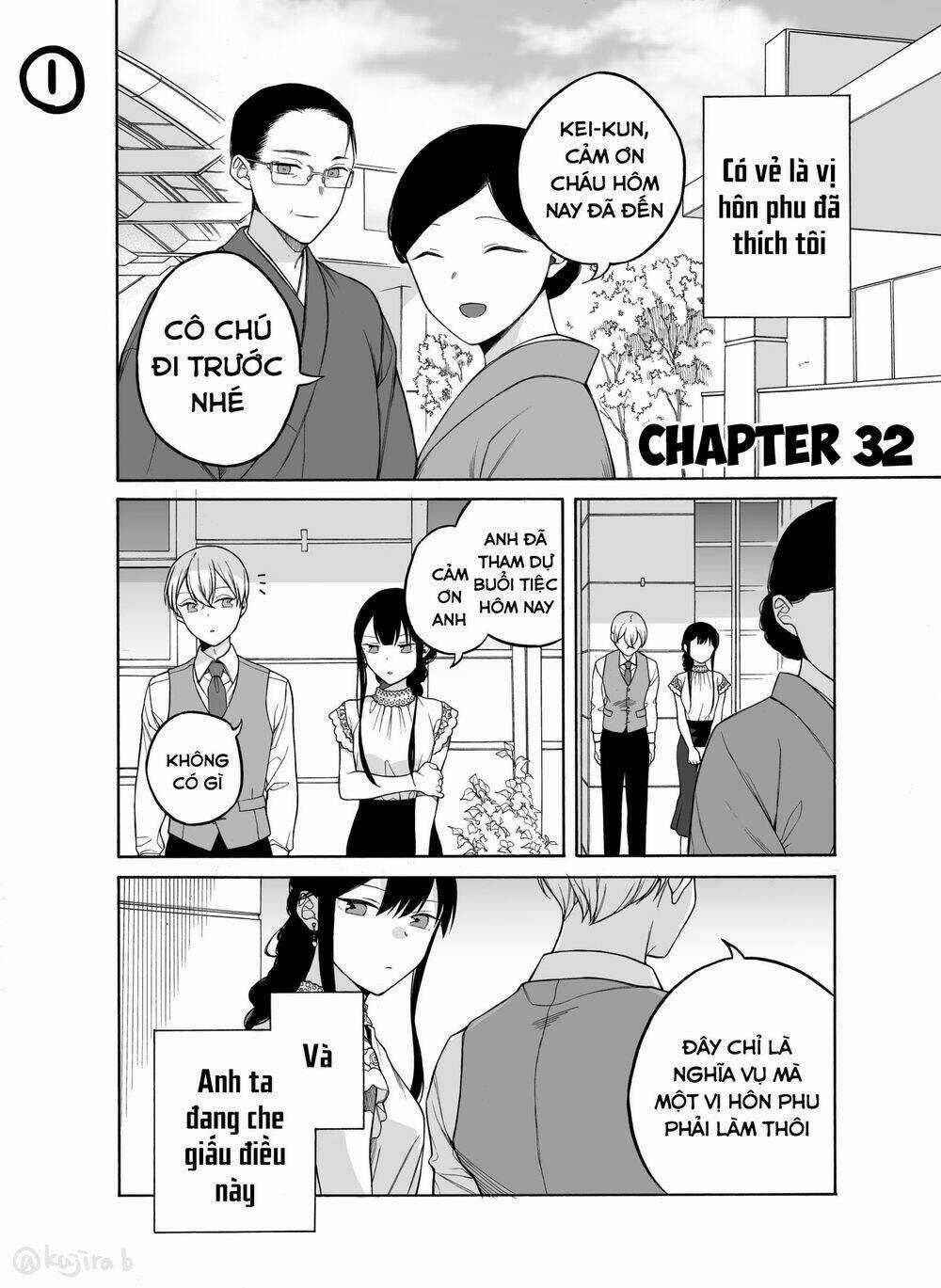 Naka No Warui Iinazuke No Hanashi Chapter 32 trang 1