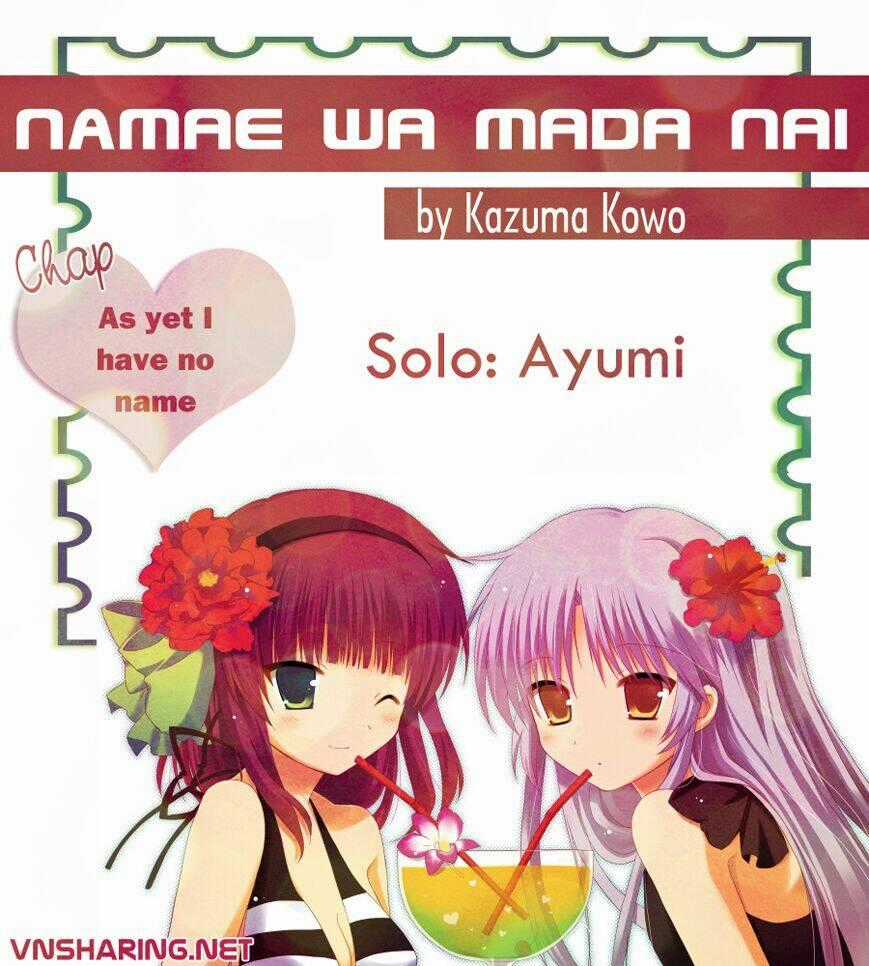 Namae Wa Mada Nai Chapter 1 trang 0