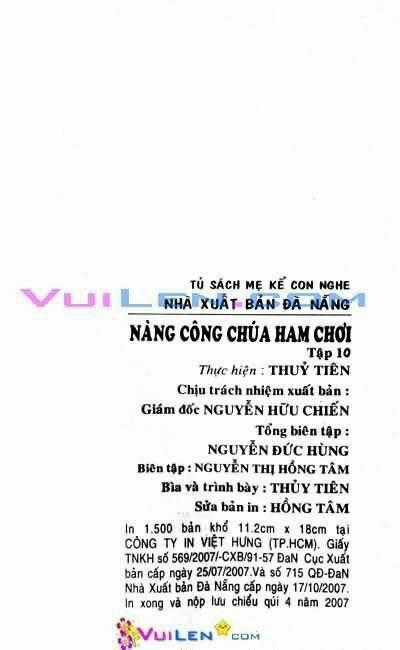 Nàng Công Chúa Ham Chơi Chapter 10 trang 1