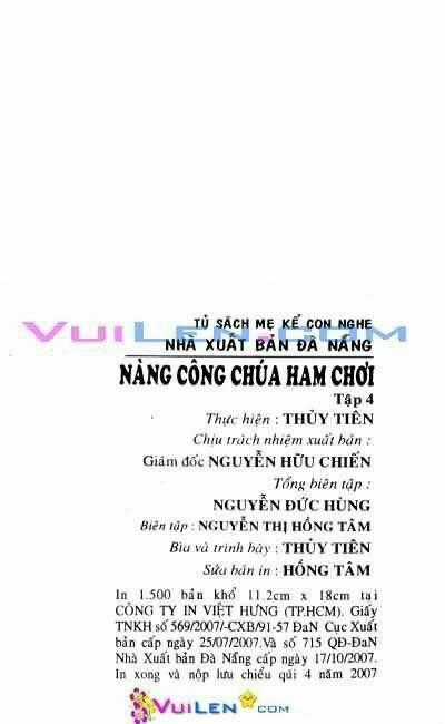 Nàng Công Chúa Ham Chơi Chapter 4 trang 1