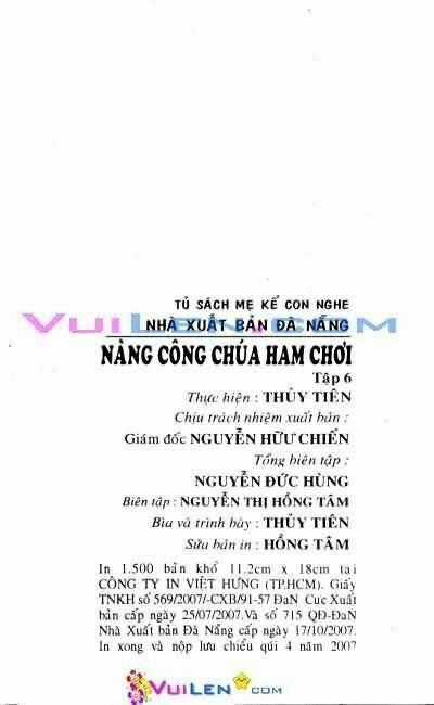 Nàng Công Chúa Ham Chơi Chapter 6 trang 1