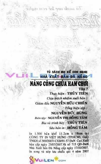 Nàng Công Chúa Ham Chơi Chapter 7 trang 1