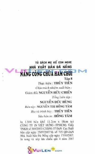 Nàng Công Chúa Ham Chơi Chapter 8 trang 1