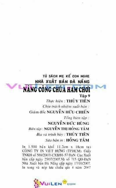 Nàng Công Chúa Ham Chơi Chapter 9 trang 1