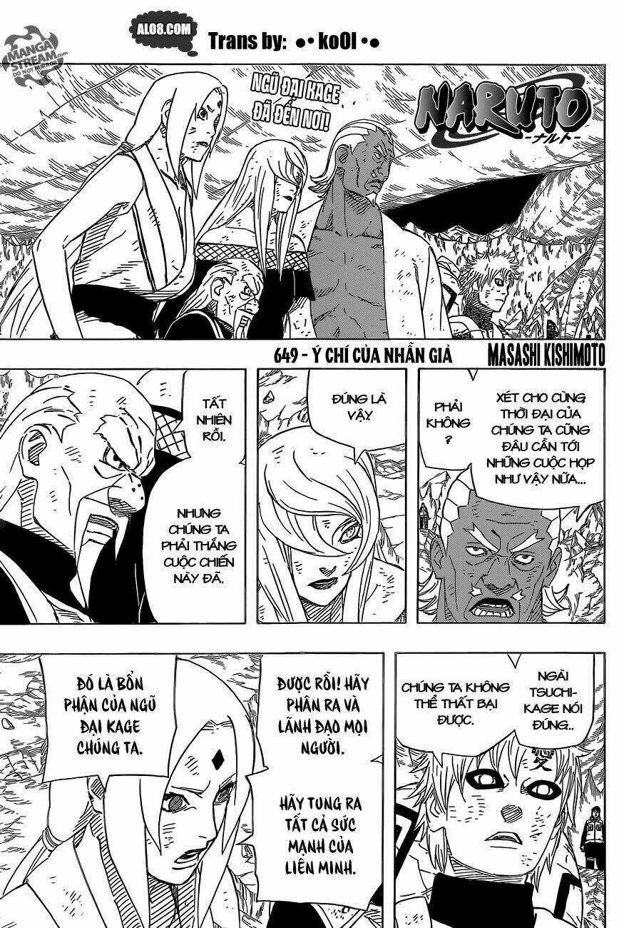 Naruto - Cửu Vĩ Hồ Ly Chapter 649 trang 0