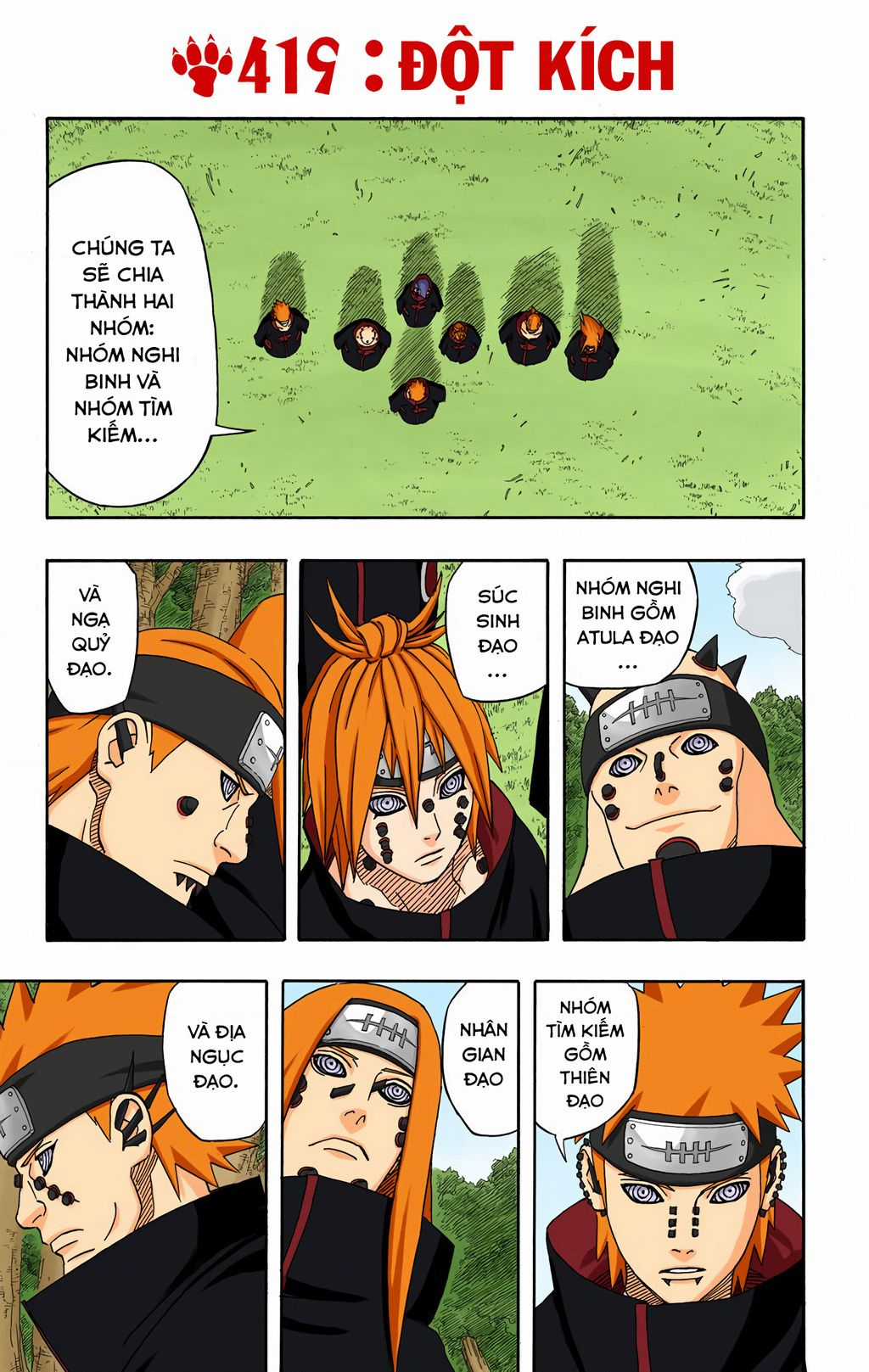 Naruto Full Màu Chapter 419 trang 1