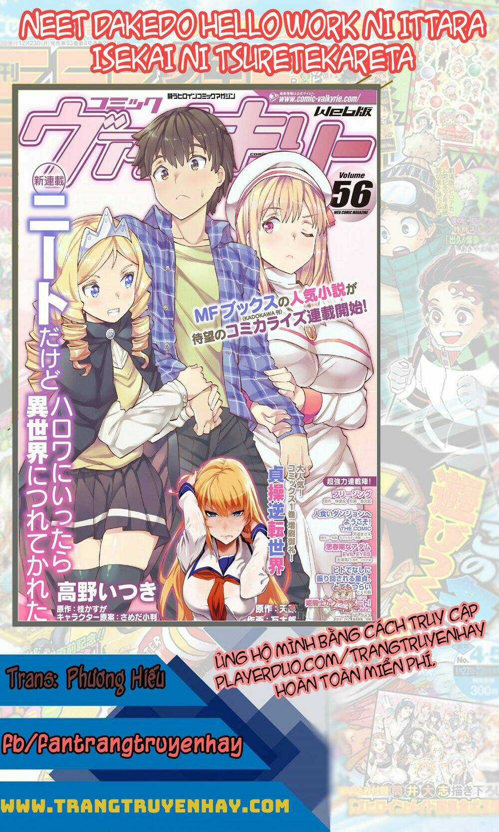 Neet Dakedo Hello Work Ni Ittara Isekai Ni Tsuretekareta Chapter 10 trang 0