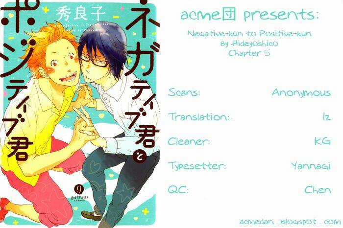 Negative-Kun To Positive-Kun Chapter 5 trang 1