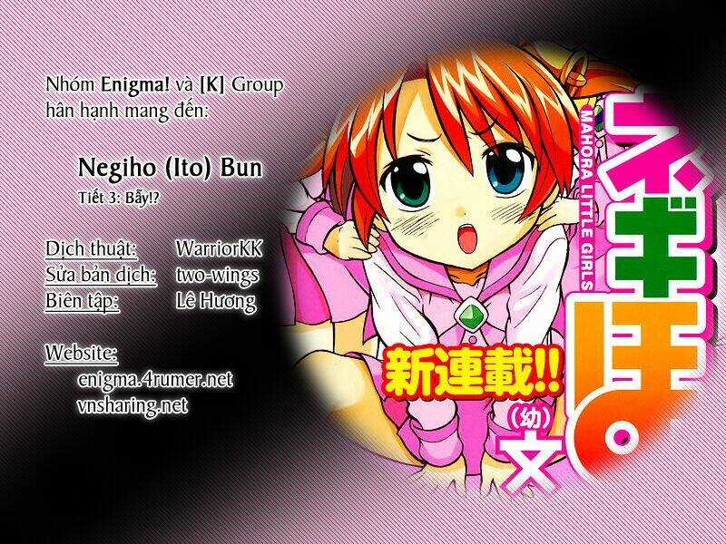 Negiho (Ito) Bun Chapter 3 trang 0