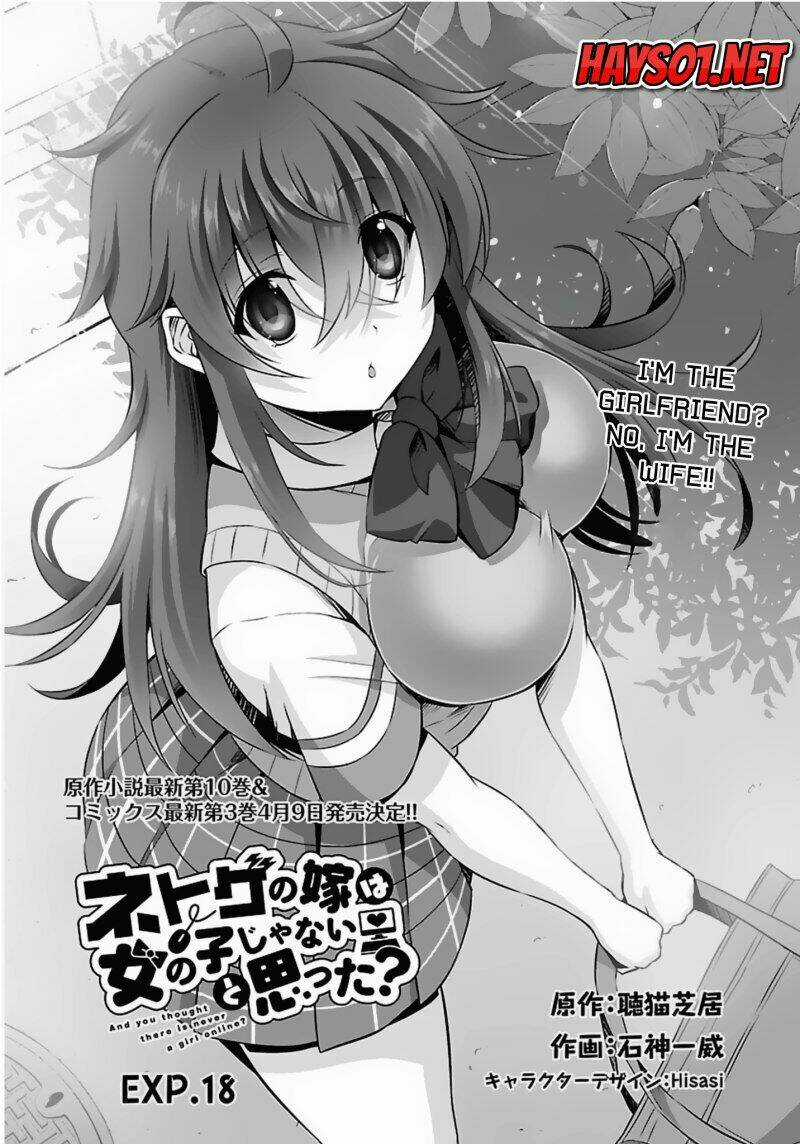 Netoge No Yome Wa Onnanoko Ja Nai To Omotta? Chapter 18 trang 1