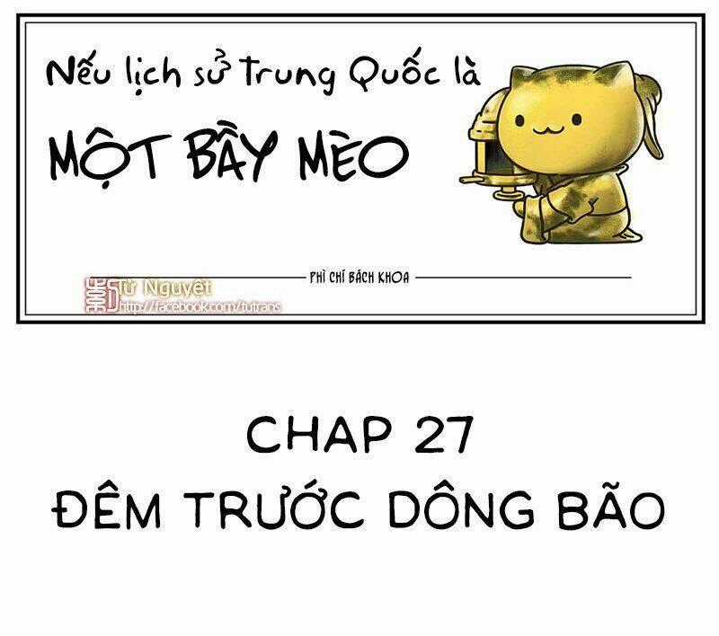 Nếu Lịch Sử Là Một Bầy Mèo Chapter 27 trang 1