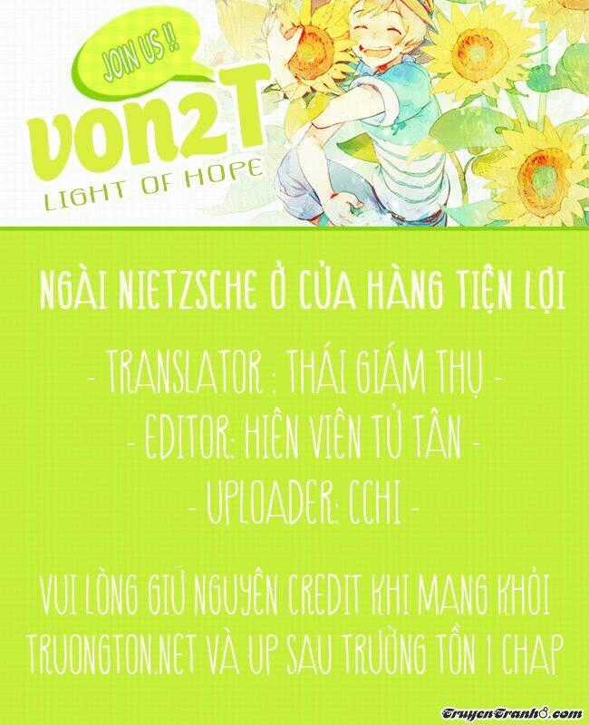 Ngài Nietzsche Ở Cửa Hàng Tiện Lợi Chapter 1 trang 0