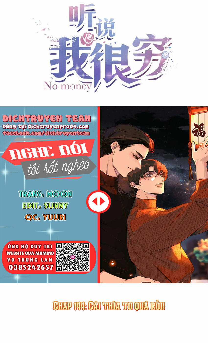 Nghe Nói Tôi Rất Nghèo Chapter 144 trang 1