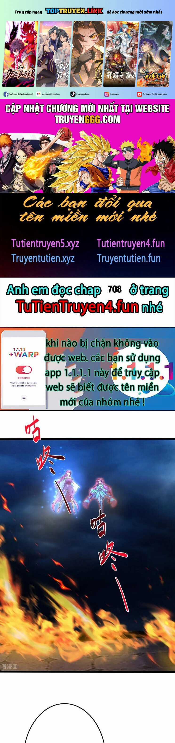 Nghịch Thiên Tà Thần Chapter 707 trang 1