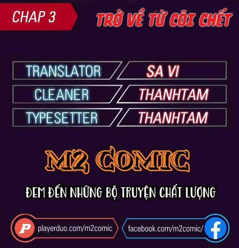 Người Trở Về Từ Cõi Chết Chapter 3 trang 0