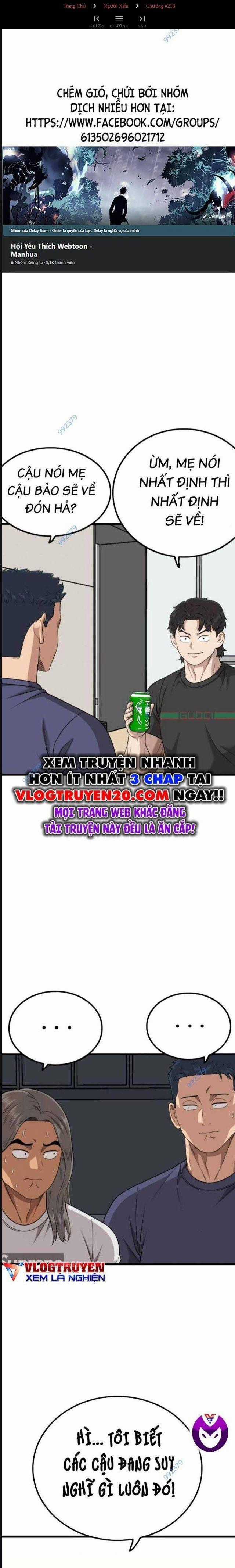 Người Xấu Chapter 218 trang 0