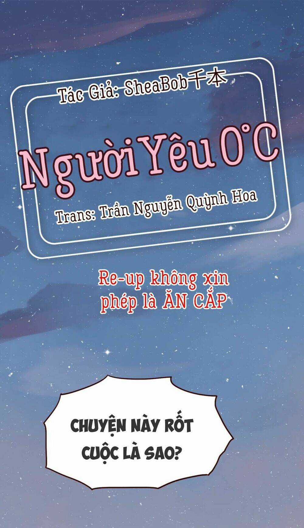 Người Yêu 0 Độ Chapter 16 trang 0