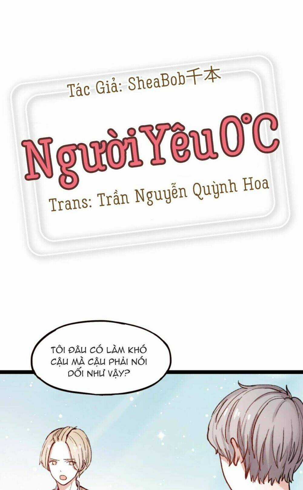 Người Yêu 0 Độ Chapter 26 trang 0