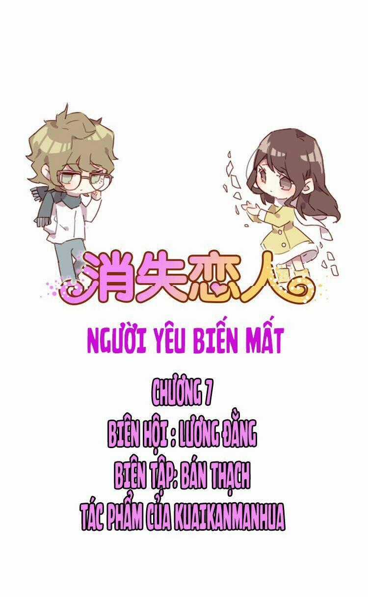 Người Yêu Biến Mất Chapter 7 trang 0