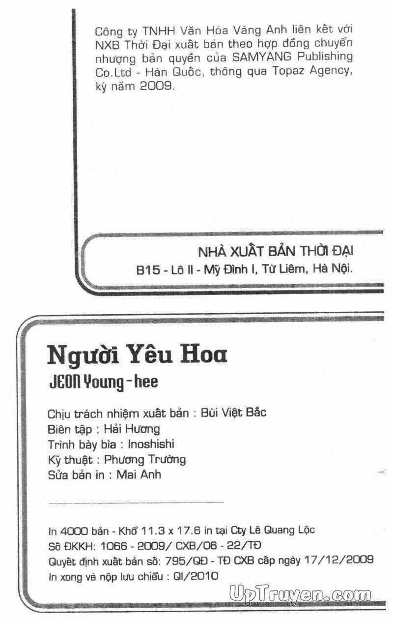 Người Yêu Hoa Chapter 2 trang 1