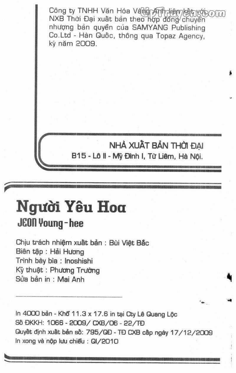 Người Yêu Hoa Chapter 5 trang 1