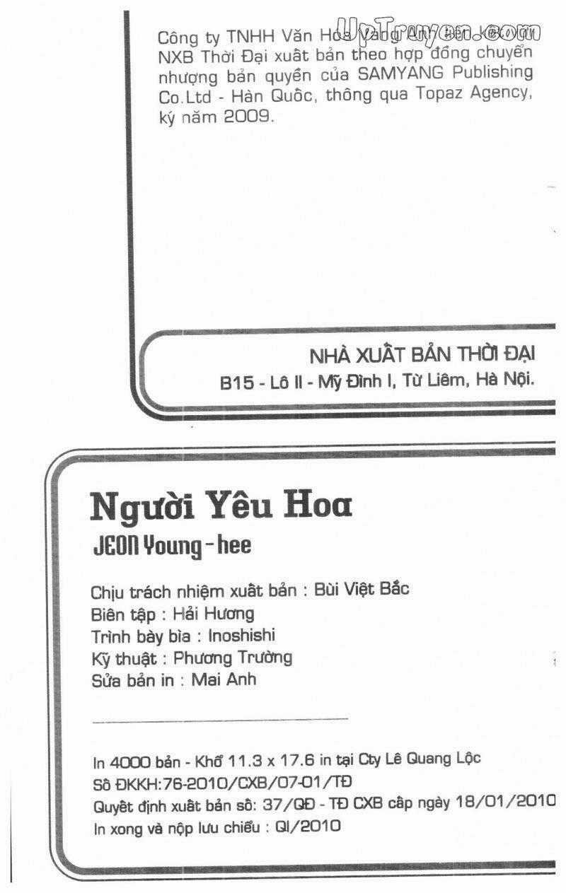 Người Yêu Hoa Chapter 6 trang 1