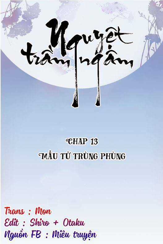 Nguyệt Trầm Ngâm Chapter 13 trang 0