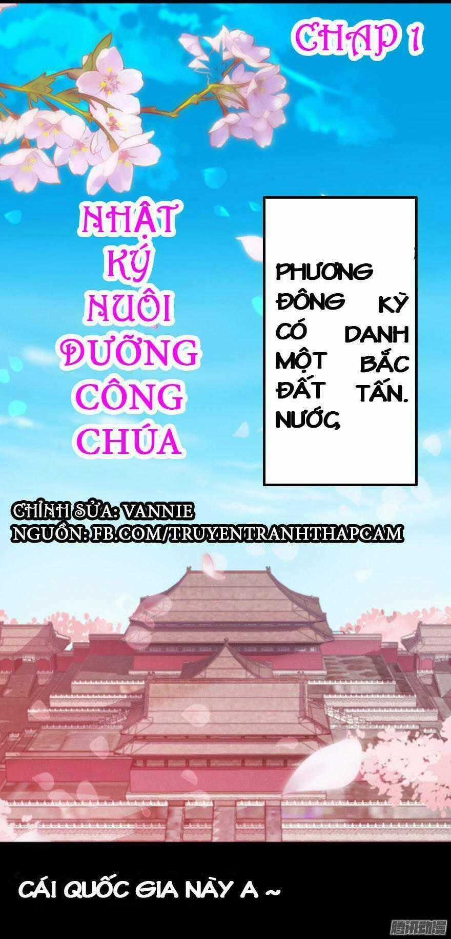 Nhật Ký Nuôi Dưỡng Công Chúa Chapter 1 trang 0