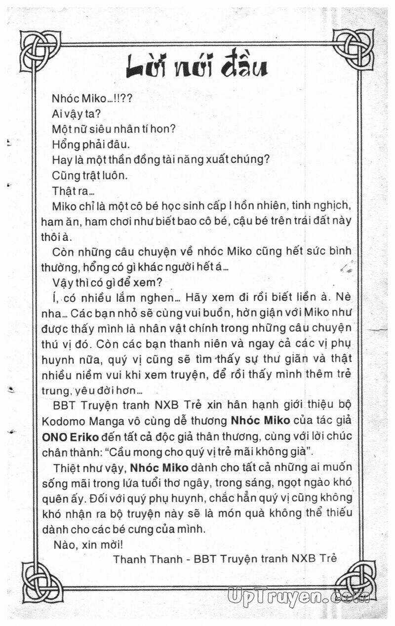 Nhóc Miko Chapter 1 trang 1