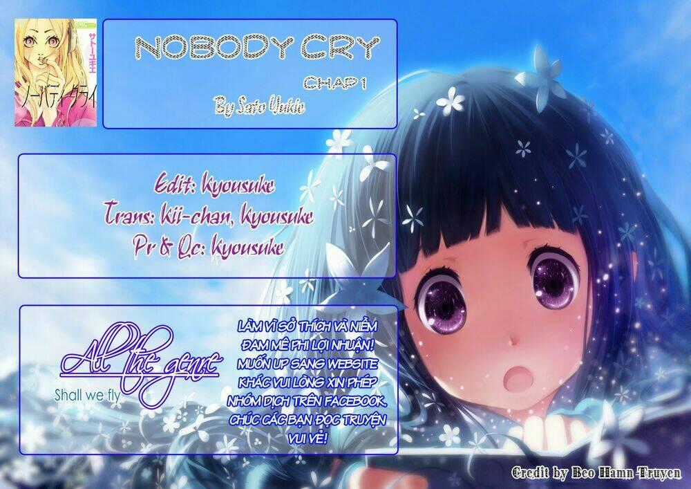 Nobody Cry Chapter 1 trang 0