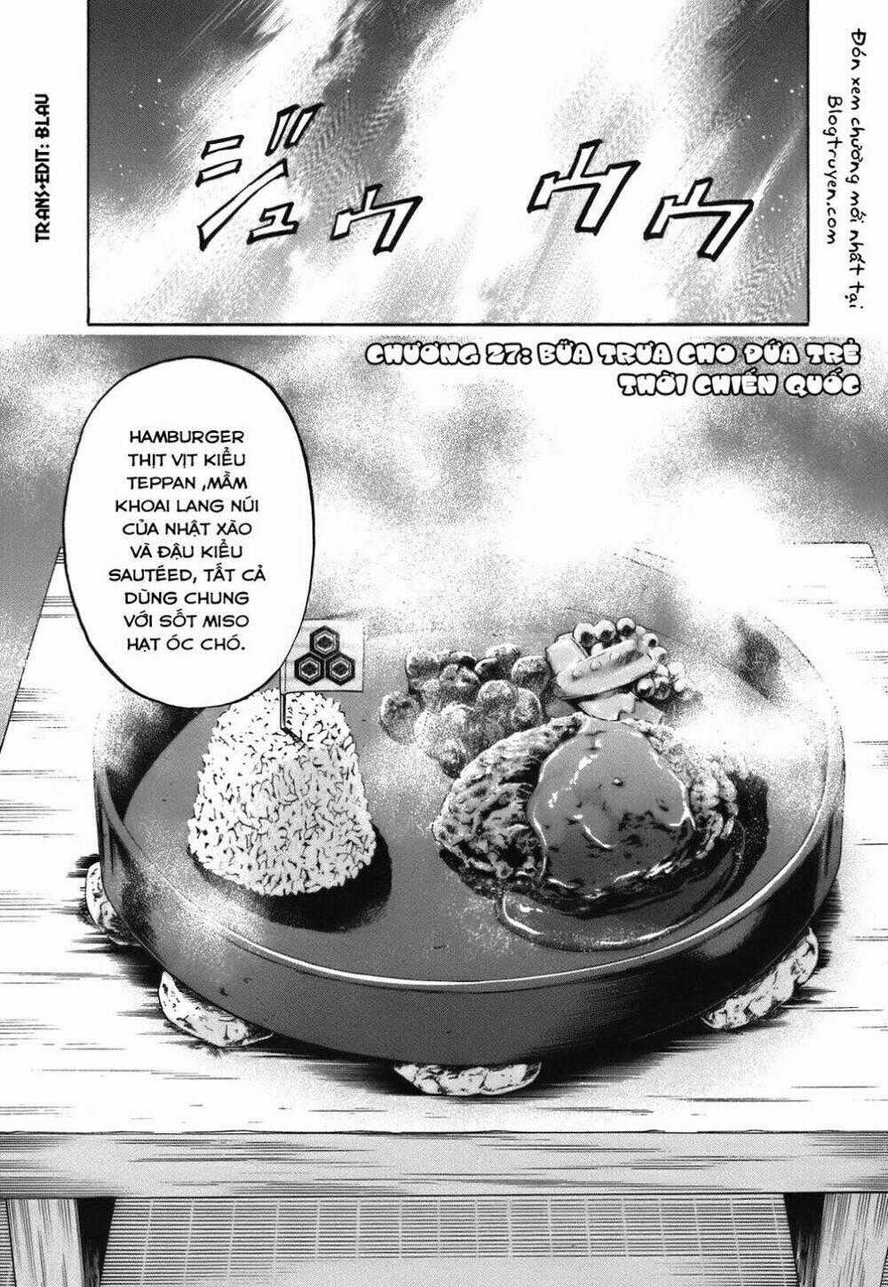 Nobunaga No Chef - Đầu Bếp Của Nobunaga Chapter 27 trang 0